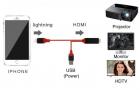 Продам адаптер/переходник с Lightning на HDMI для iPhone, 2м, 7575S