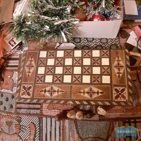 Комплект нарды, шашки, шахматы (Турция) №0268 в г. Санкт-Петербург