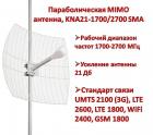 Продам параболическую MIMO антенну, KNA21-1700/2700 SMA