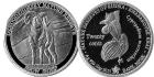 Инвестиционная серебряная монета Снежный баран