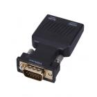 Продам Переходник с VGA на HDMI + аудио вход с внешним питанием, IDAY22 VGA to HDMI