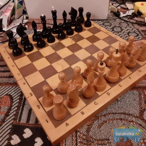 Шахматы СССР деревянные обиходные 30х30 №0559 в г. Санкт-Петербург